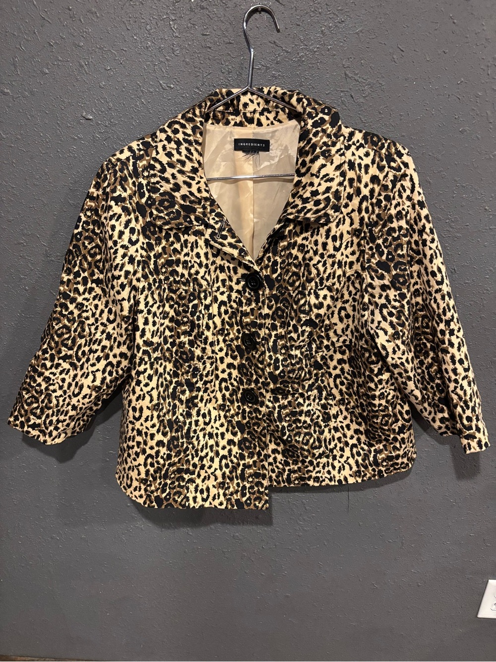 Women’s Ingredients Animal Print Jacket